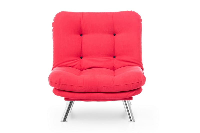 Janiece Lenestol - Rød - Møbler - Stoler & lenestoler - Lenestoler - Lenestoler uten armlene