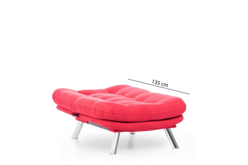 Janiece Lenestol - Rød - Møbler - Stoler & lenestoler - Lenestoler - Lenestoler uten armlene