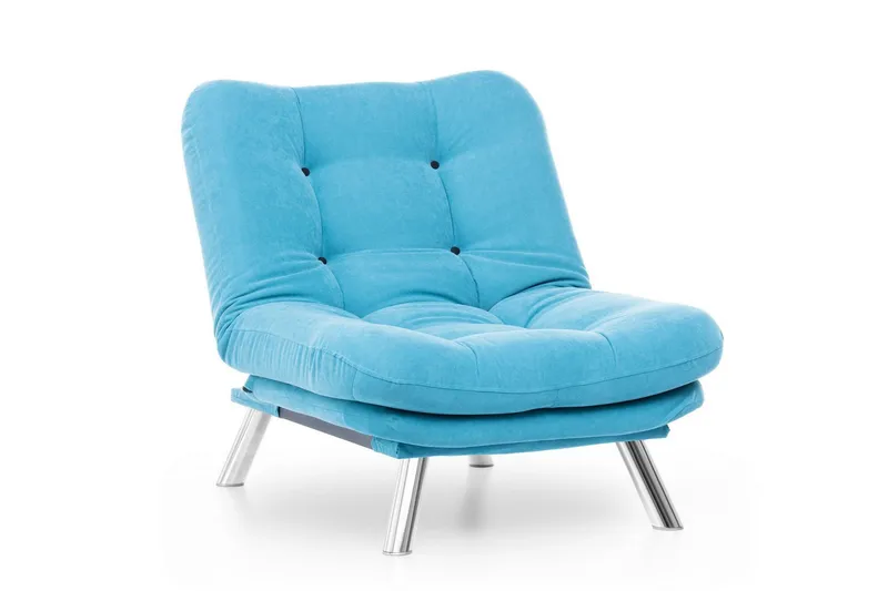 Janiece Lenestol - Turkis - Møbler - Stoler & lenestoler - Lenestoler - Lenestoler uten armlene