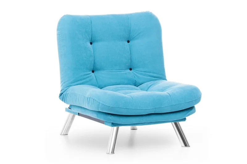 Janiece Lenestol - Turkis - Møbler - Stoler & lenestoler - Lenestoler - Lenestoler uten armlene