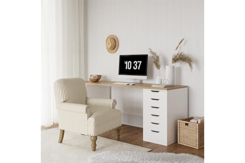 Jaya Lenestol Beige - Dorel Home - Møbler - Stoler & lenestoler - Lenestoler