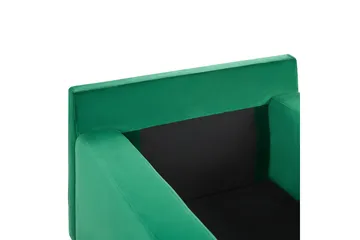 Juklund Sjeselong 88 cm - Svart/Grønn - Møbler - Stoler & lenestoler - Lenestoler - Sjeselonglenestol & divanlenestol