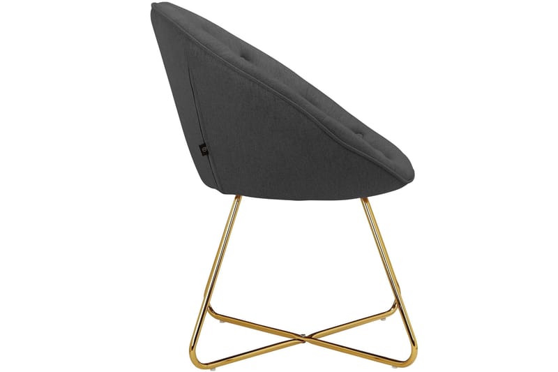 Junpeyah Loungelenestol - Antrasitt - Møbler - Stoler & lenestoler - Lenestoler