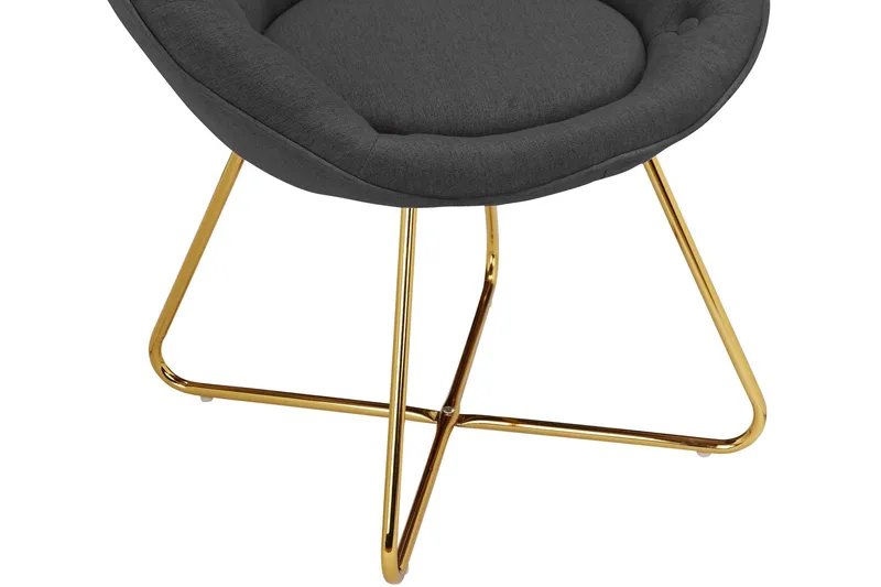 Junpeyah Loungelenestol - Antrasitt - Møbler - Stoler & lenestoler - Lenestoler