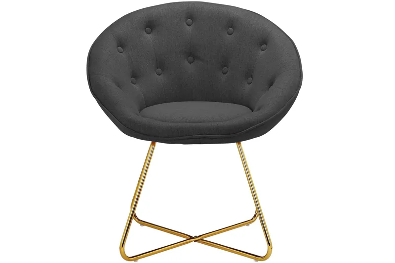 Junpeyah Loungelenestol - Antrasitt - Møbler - Stoler & lenestoler - Lenestoler