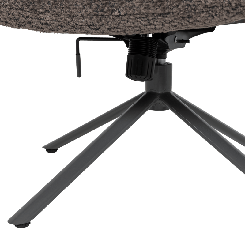 Justerbar snurrestol Soren - Brun - Møbler - Stoler & lenestoler - Lenestoler