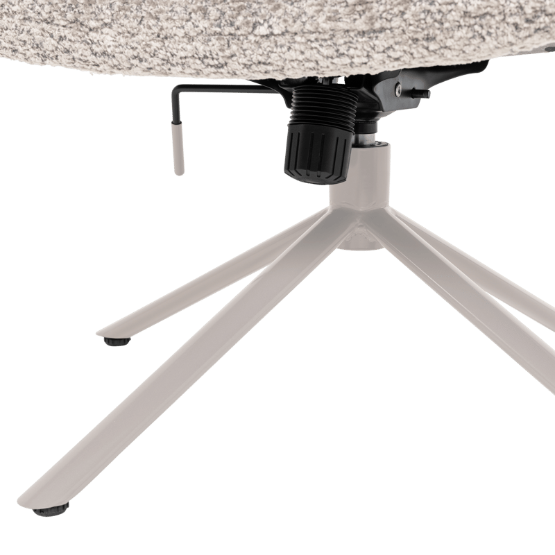 Justerbar snurrestol Soren - Grå - Møbler - Stoler & lenestoler - Lenestoler