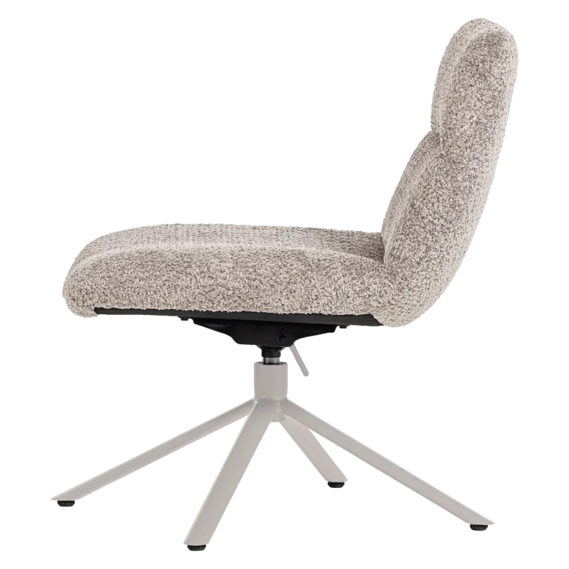 Justerbar snurrestol Soren - Grå - Møbler - Stoler & lenestoler - Lenestoler - Lenestoler uten armlene