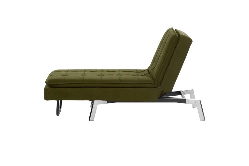Karyne Sjeselong 179 cm - Grønn - Møbler - Stoler & lenestoler - Lenestoler - Sjeselonglenestol & divanlenestol