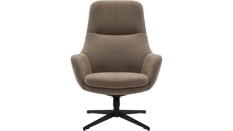 Kiresto lenestol med fotskammel, svingfunksjon - Grå - Møbler - Stoler & lenestoler - Lenestoler - Recliner & kinostol