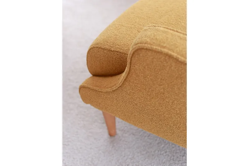 Klam Lenestol - Sennep - Møbler - Stoler & lenestoler - Lenestoler