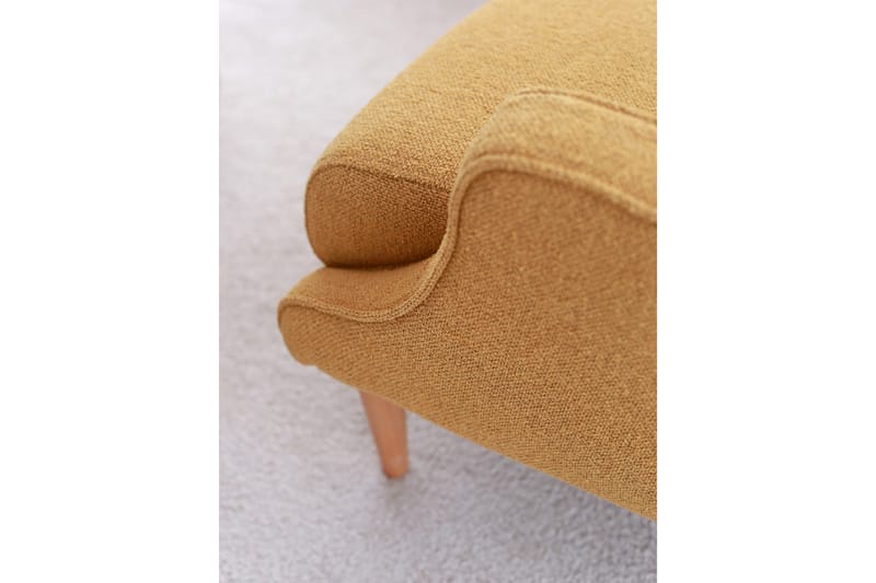 Klam Lenestol - Sennep - Møbler - Stoler & lenestoler - Lenestoler