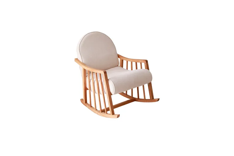 Klea Lenestol - Hvit - Møbler - Stoler & lenestoler - Gyngestoler