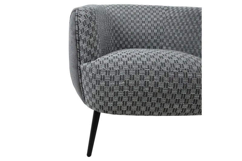 Accent Lenestol Grå - Møbler - Stoler & lenestoler - Lenestoler - Klubblenestol