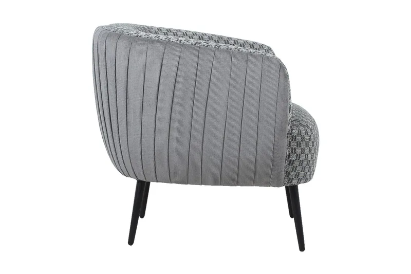 Accent Lenestol Grå - Møbler - Stoler & lenestoler - Lenestoler - Klubblenestol