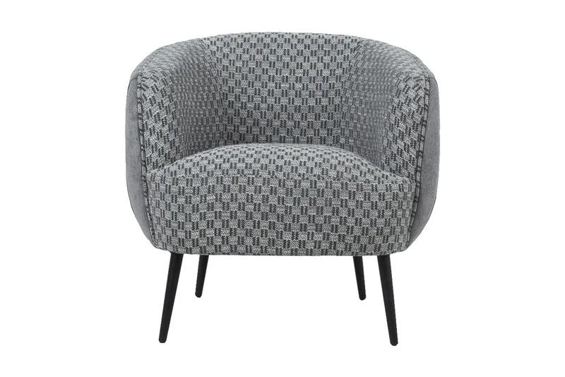 Accent Lenestol Grå - Møbler - Stoler & lenestoler - Lenestoler - Klubblenestol