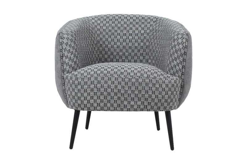 Accent Lenestol Grå - Møbler - Stoler & lenestoler - Lenestoler - Klubblenestol