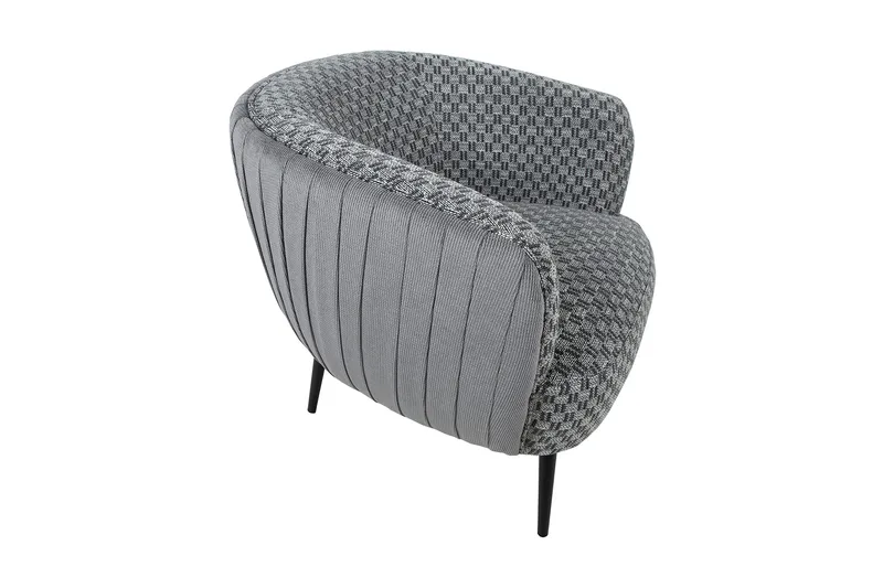 Accent Lenestol Grå - Møbler - Stoler & lenestoler - Lenestoler - Klubblenestol