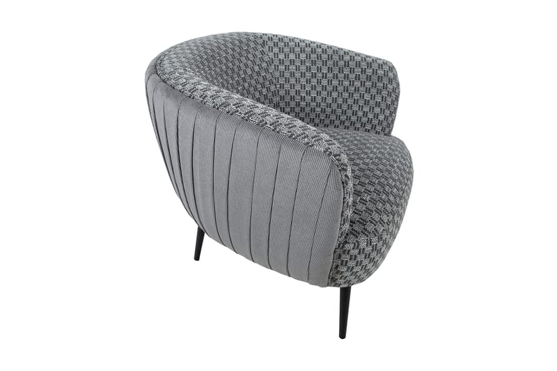 Accent Lenestol Grå - Møbler - Stoler & lenestoler - Lenestoler - Klubblenestol