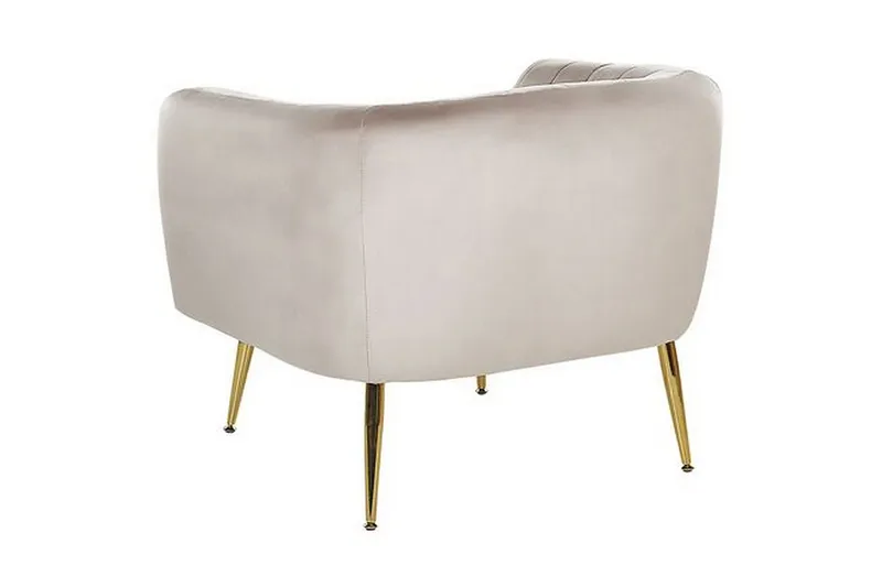 Amania Lenestol - Fløyel/Grå - Møbler - Stoler & lenestoler - Lenestoler