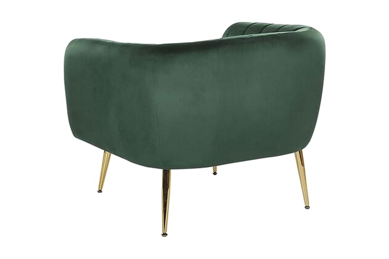 Amania Lenestol - Fløyel/Grønn - Møbler - Stoler & lenestoler - Lenestoler - Klubblenestol