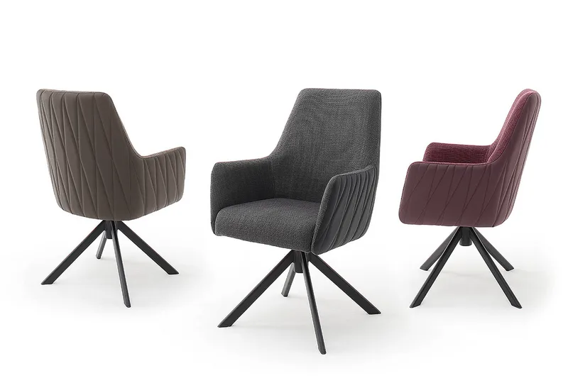 Thailan Karmstol - Antrasitt - Møbler - Stoler & lenestoler - Lenestoler - Klubblenestol