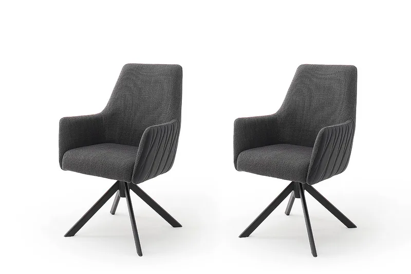 Thailan Karmstol - Antrasitt - Møbler - Stoler & lenestoler - Lenestoler - Klubblenestol