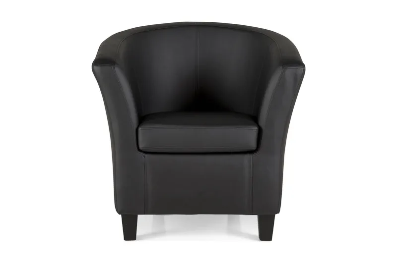 Vegas Klubblenestol PU - Svart - Møbler - Stoler & lenestoler - Lenestoler - Klubblenestol
