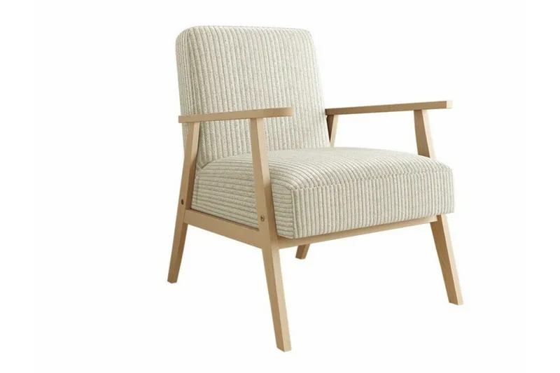 Knocklong Fåtölj Beige/Wood, undefined