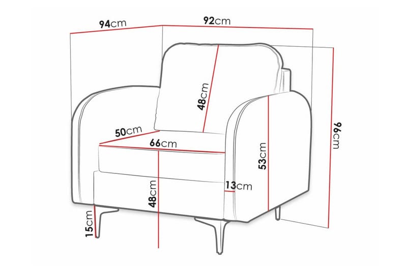 Knocklong Fåtölj Black - Møbler - Stoler & lenestoler - Lenestoler