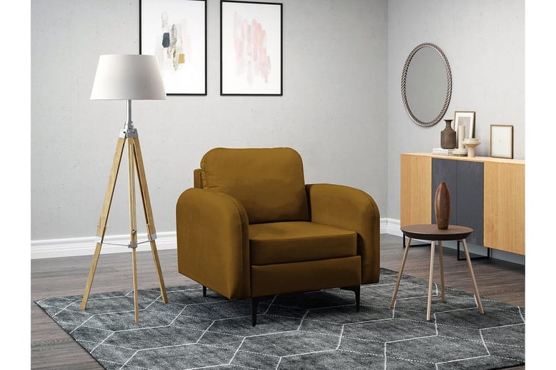 Knocklong Fåtölj Brown - Møbler - Stoler & lenestoler - Lenestoler