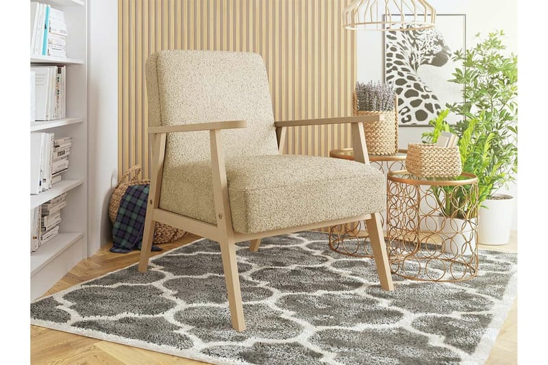 Knocklong Fåtölj Cream - Møbler - Stoler & lenestoler - Lenestoler