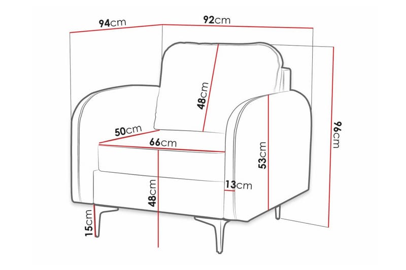 Knocklong Fåtölj Dark green - Møbler - Stoler & lenestoler - Lenestoler