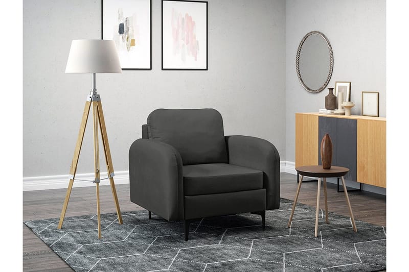 Knocklong Fåtölj Dark grey - Møbler - Stoler & lenestoler - Lenestoler