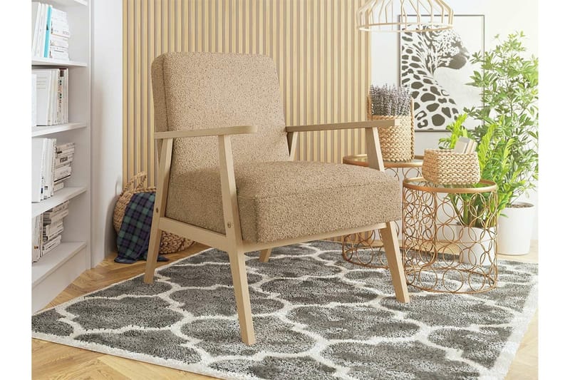 Knocklong Fåtölj Light brown - Møbler - Stoler & lenestoler - Lenestoler