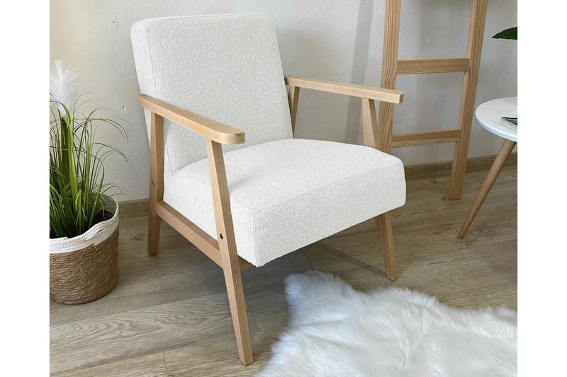 Knocklong Fåtölj White - Møbler - Stoler & lenestoler - Lenestoler