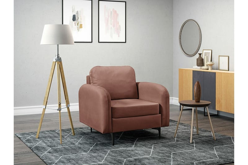 Knocklong Fåtölj Pink - Møbler - Stoler & lenestoler - Lenestoler
