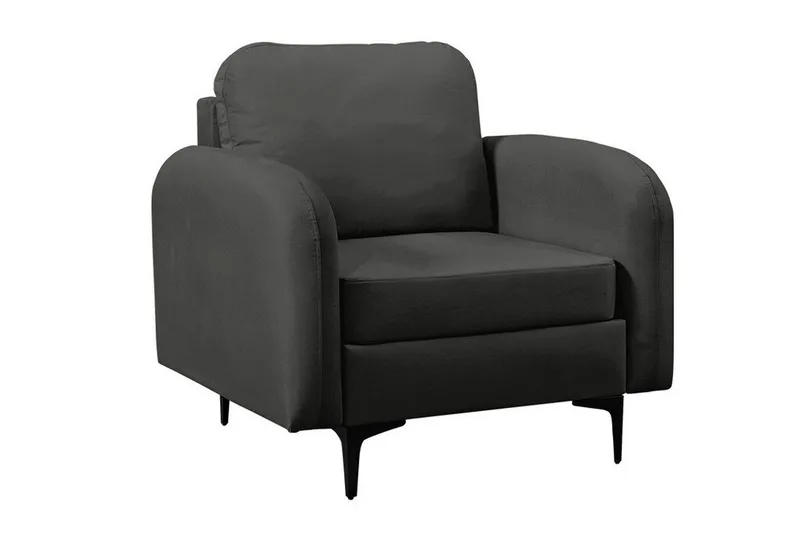 Knocklong Lenestol i Stoff, Grå