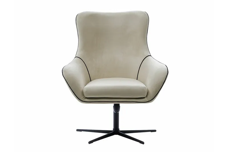 Laytown Fåtölj Beige/Black - Møbler - Stoler & lenestoler - Lenestoler