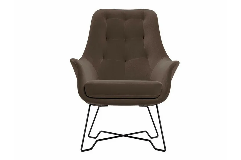 Laytown Fåtölj Brown/Black - Møbler - Stoler & lenestoler - Lenestoler