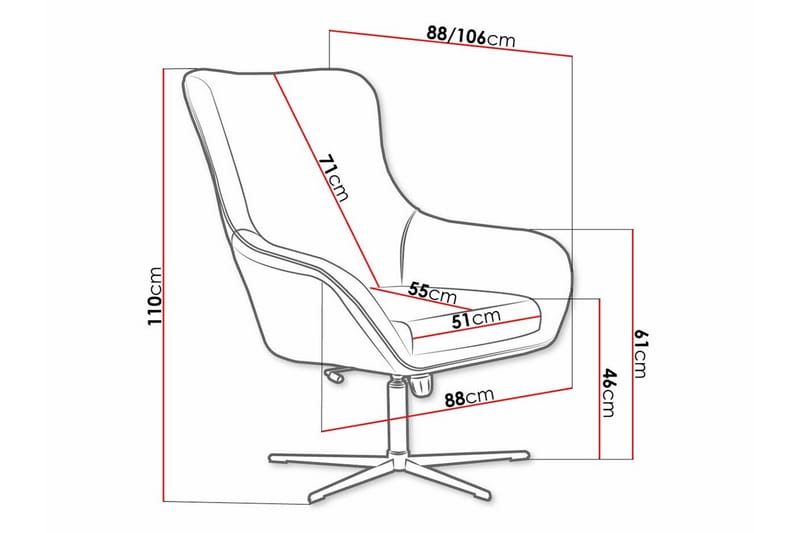 Laytown Fåtölj Green - Møbler - Stoler & lenestoler - Lenestoler
