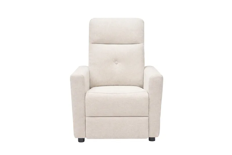 Leia manuell reclinerlenestol i stoff - Beige - Møbler - Stoler & lenestoler - Lenestoler - Recliner & kinostol