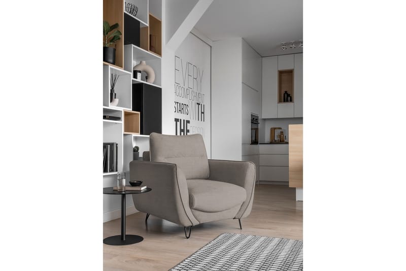 Lence Lenestol - Beige - Møbler - Stoler & lenestoler - Lenestoler