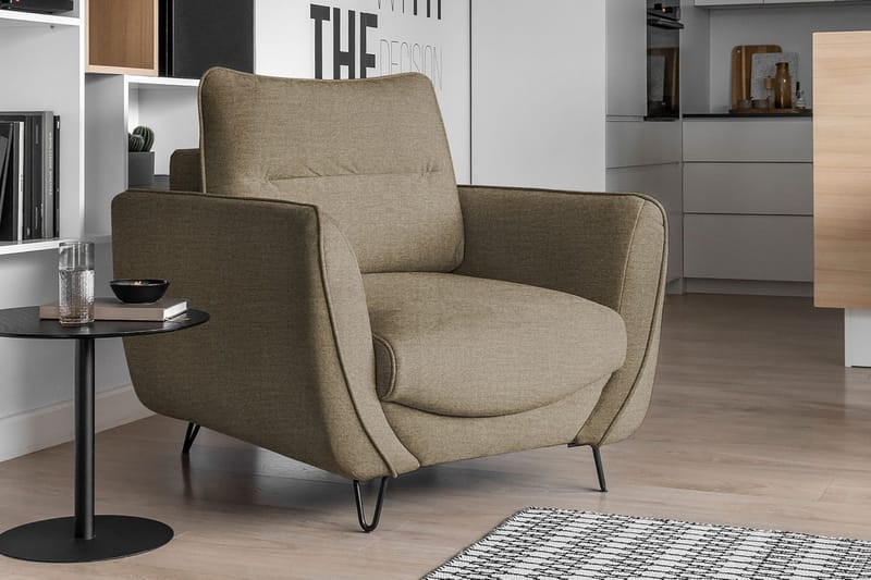 Lence Lenestol - Beige - Møbler - Stoler & lenestoler - Lenestoler