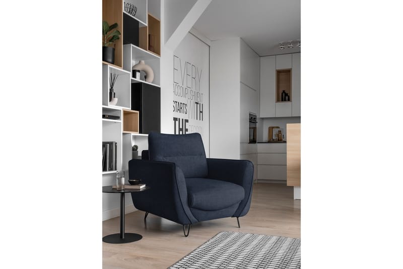 Lence Lenestol - Blå - Møbler - Stoler & lenestoler - Lenestoler