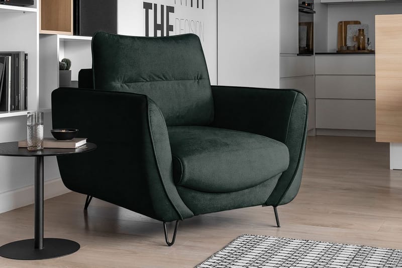 Lence Lenestol - Grønn - Møbler - Stoler & lenestoler - Lenestoler