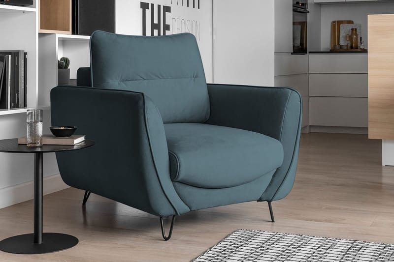 Lence Lenestol - Lyseblå - Møbler - Stoler & lenestoler - Lenestoler