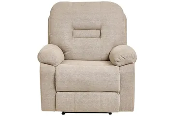 Lenestol Alnor Beige - Beige - Møbler - Stoler & lenestoler - Lenestoler - Recliner & kinostol