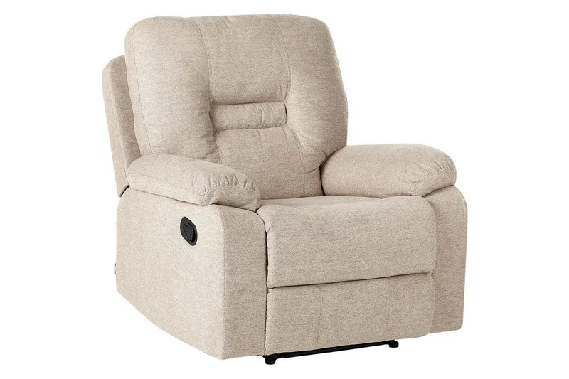 Lenestol Alnor Beige - Beige - Møbler - Stoler & lenestoler - Lenestoler - Recliner & kinostol