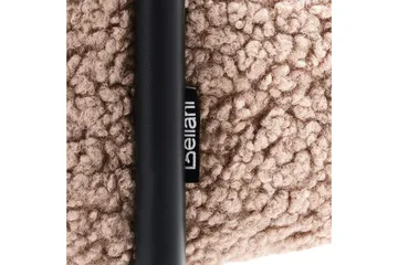 Lenestol Alpha Beige/svart - Beige/svart - Møbler - Stoler & lenestoler - Lenestoler - Lenestoler uten armlene